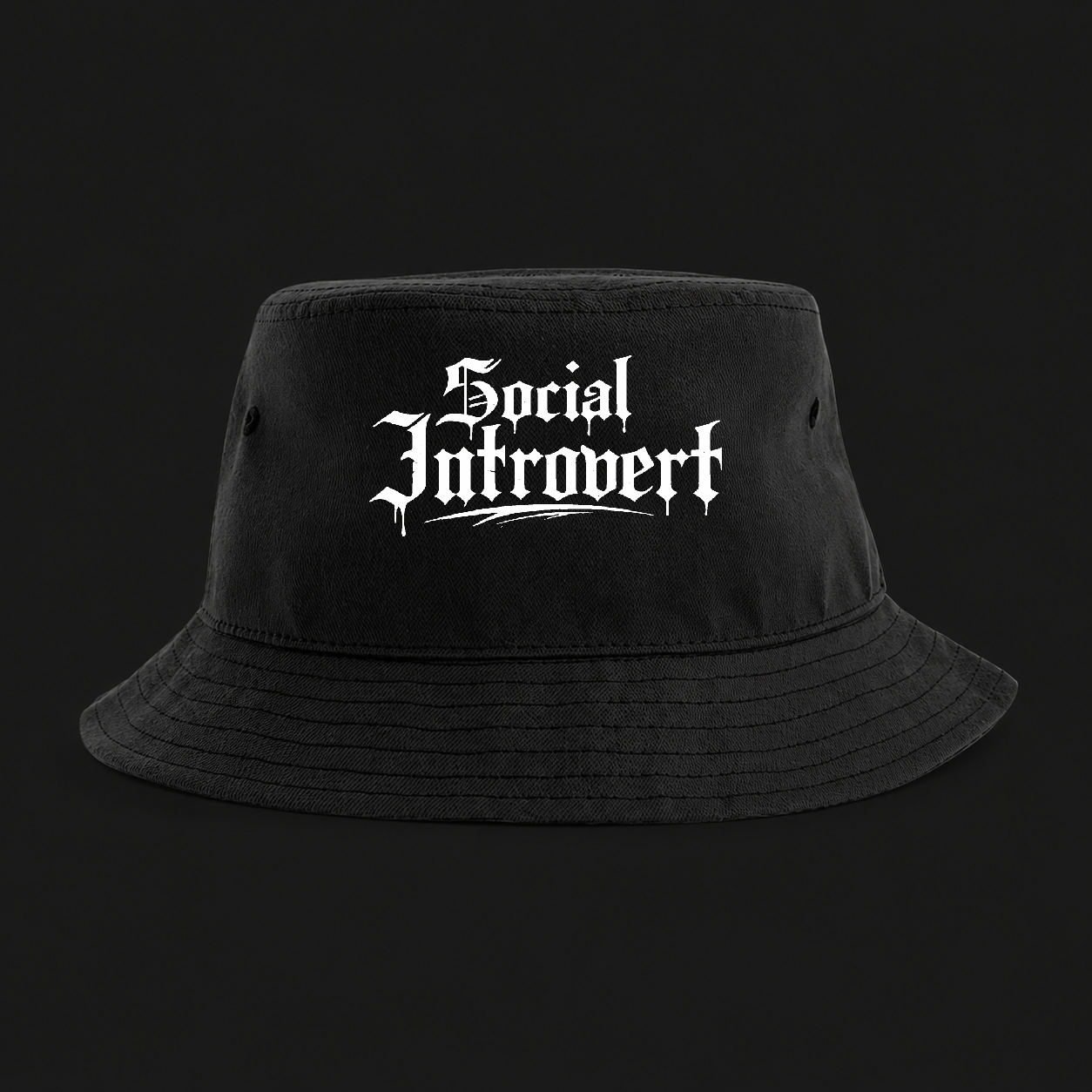 Унисекс Шапка Идиотка "Social Introvert"