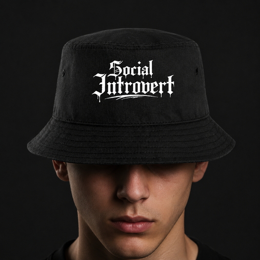Унисекс Шапка Идиотка "Social Introvert"